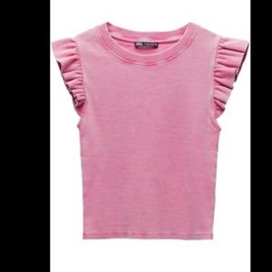 Zara ruffle top